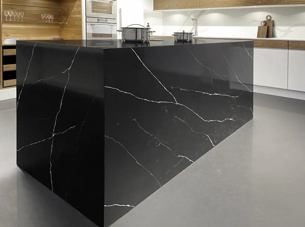 Blat de bucatarie QUARTZ ROYAL BLACK - imagine 2