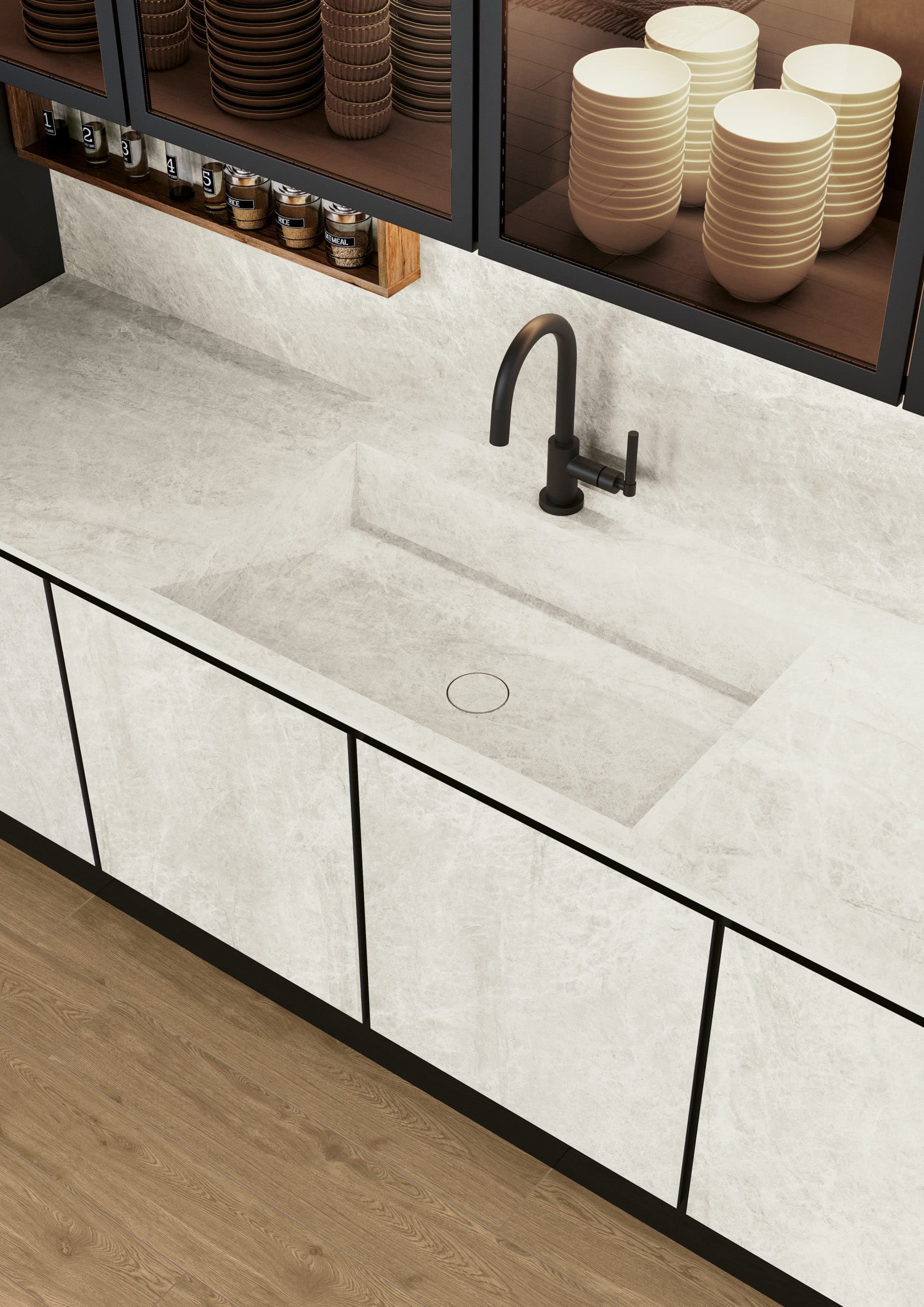 Blat de bucatarie CERAMICA Taj Mahal Shell - imagine 2
